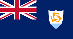 Drapeau Anguilla Toile polyester - Acheter en ligne
