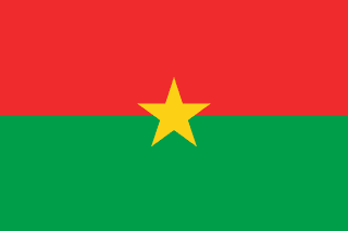 Drapeau Burkina Faso Toile polyester - Acheter en ligne