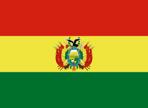 Drapeau Bolivie Toile polyester - Acheter en ligne