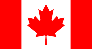 Drapeau Canada Toile polyester - Acheter en ligne