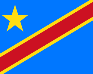 Drapeau Congo (Rép. dém.) Toile polyester - Acheter en ligne