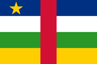 Drapeau République centrafricaine Toile polyester - Acheter en ligne