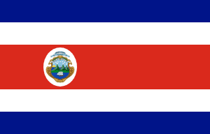 Drapeau Costa Rica Toile polyester - Acheter en ligne