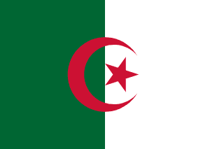 Drapeau Algérie Toile polyester - Acheter en ligne