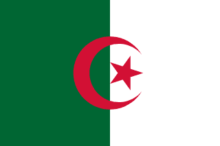 Drapeau Algérie Toile polyester - Acheter en ligne