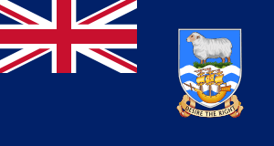 Drapeau Îles Malouines Toile polyester - Acheter en ligne