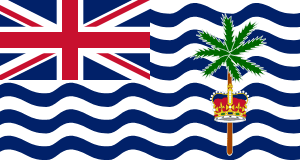 Drapeau Territoire britannique de l'océan Indien Toile polyester - Acheter en ligne