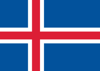 Drapeau Islande Toile polyester - Acheter en ligne