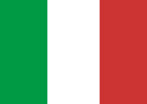 Drapeau Italie Toile polyester - Acheter en ligne