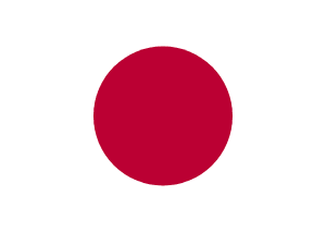 Drapeau Japon Toile polyester - Acheter en ligne