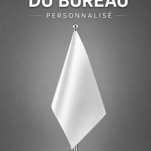 Drapeau de Table Prestige Samoa 22×15 cm en Satin – Drapeau de Bureau Élégant