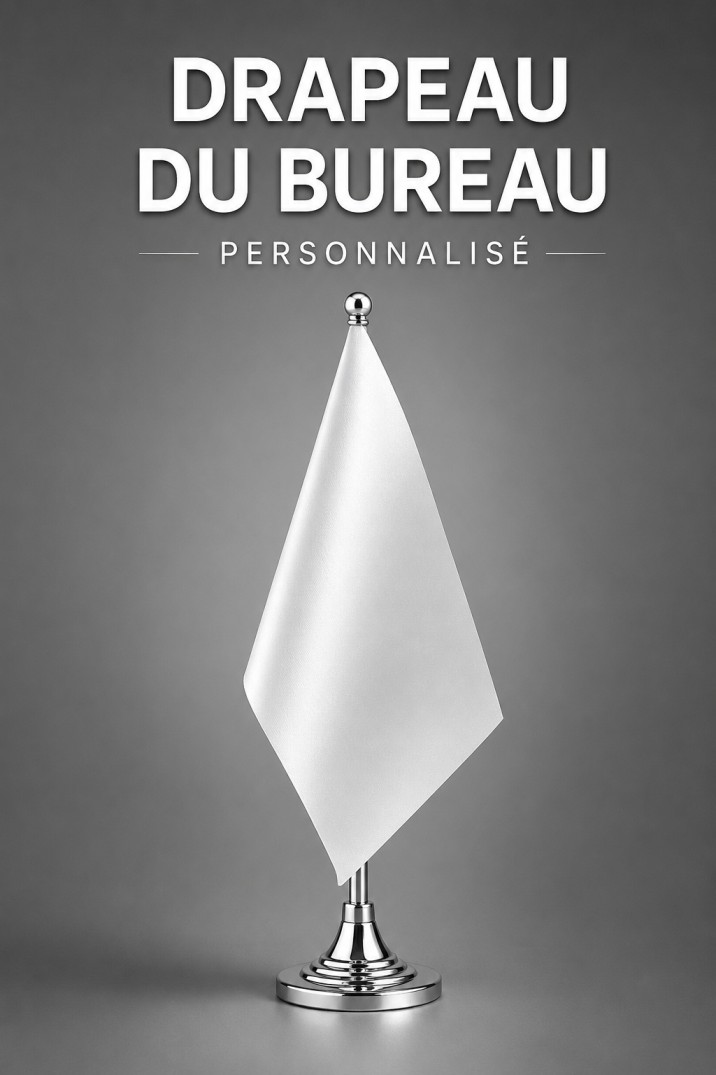 Drapeau de Table Prestige Angola 22×15 cm en Satin – Drapeau de Bureau Élégant