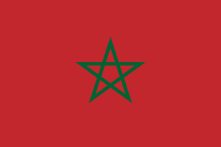 Drapeau Maroc Toile polyester - Acheter en ligne
