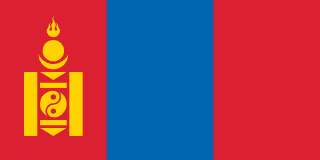 Drapeau Mongolie Toile polyester - Acheter en ligne