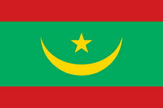 Drapeau Mauritanie Toile polyester - Acheter en ligne