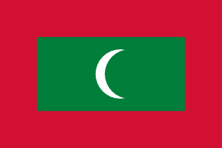 Drapeau Maldives Toile polyester - Acheter en ligne
