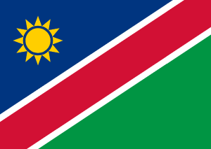 Drapeau Namibie Toile polyester - Acheter en ligne