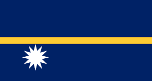 Drapeau Nauru Toile polyester - Acheter en ligne
