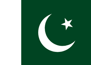 Drapeau Pakistan Toile polyester - Acheter en ligne