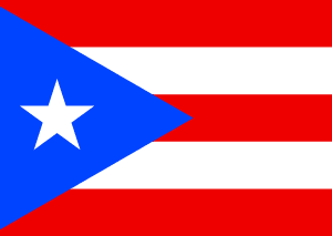 Drapeau Porto Rico Toile polyester - Acheter en ligne