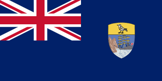Drapeau Sainte-Hélène, Ascension et Tristan da Cunha Toile polyester - Acheter en ligne