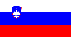 Drapeau Slovénie Toile polyester - Acheter en ligne