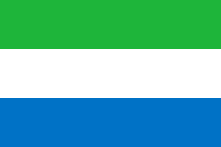 Drapeau Sierra Leone Toile polyester - Acheter en ligne