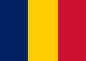 Drapeau Tchad Toile polyester - Acheter en ligne
