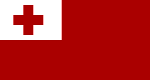 Drapeau Tonga Toile polyester - Acheter en ligne