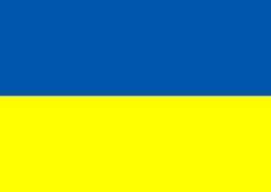 Drapeau Ukraine Toile polyester - Acheter en ligne