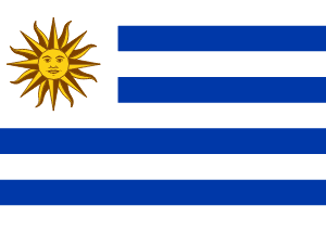 Drapeau Uruguay Toile polyester - Acheter en ligne