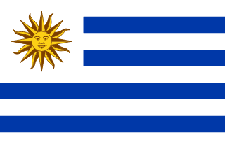 Drapeau Uruguay Toile polyester - Acheter en ligne