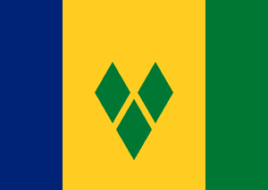 Drapeau Saint-Vincent-et-les-Grenadines Toile polyester - Acheter en ligne