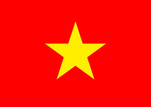 Drapeau Viêt Nam Toile polyester - Acheter en ligne