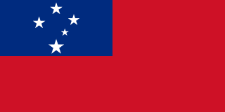 Drapeau Samoa Toile polyester - Acheter en ligne