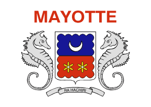 Drapeau Mayotte Toile polyester - Acheter en ligne