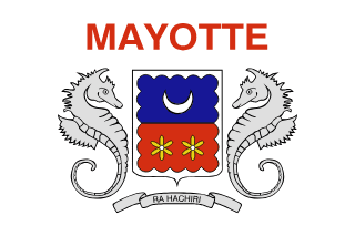 Drapeau Mayotte Toile polyester - Acheter en ligne